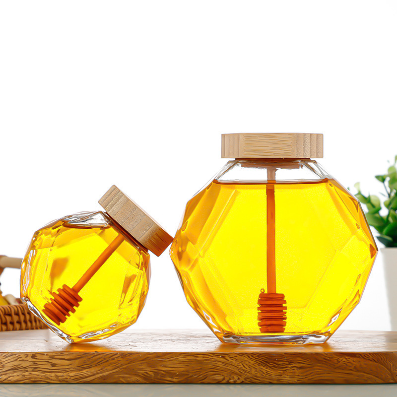 Bình thủy tinh lục giác kín khí