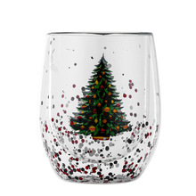 Glass cây thông Giáng sinh của lớp sequin mới